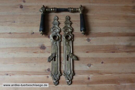 Abbildung des kompletten Gründerzeit Türgriffes g601