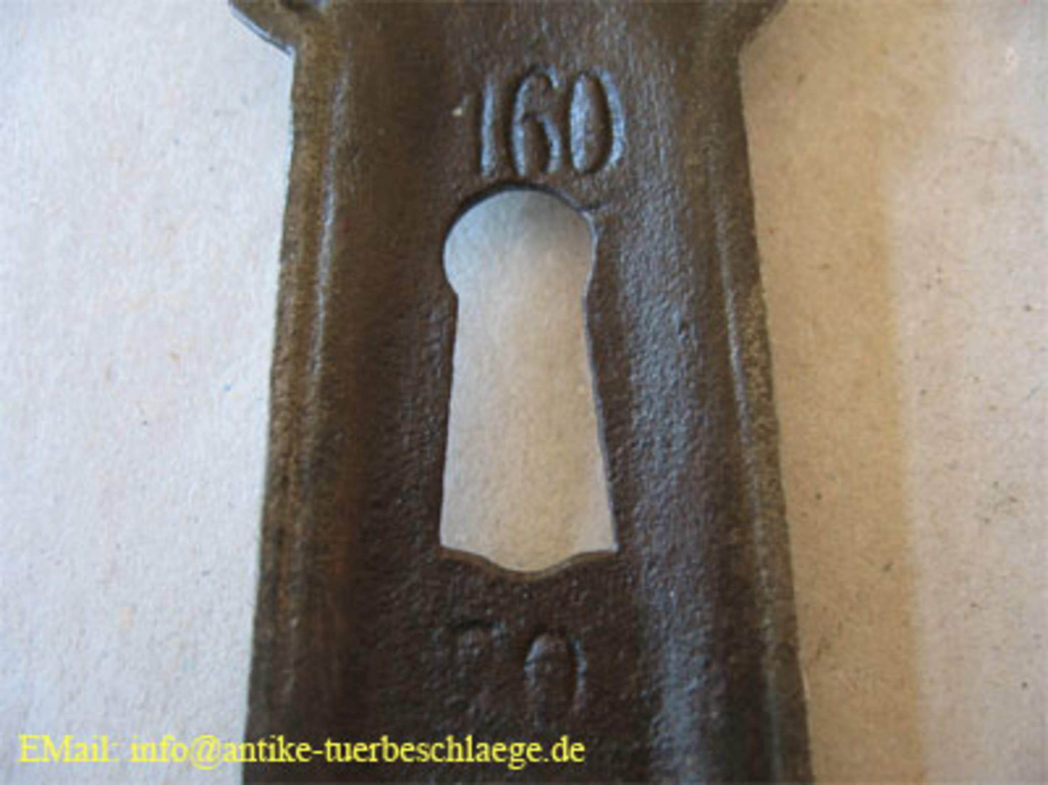 4. Bild - Jugendstil Türbeschlag - jugendstil floral blume2