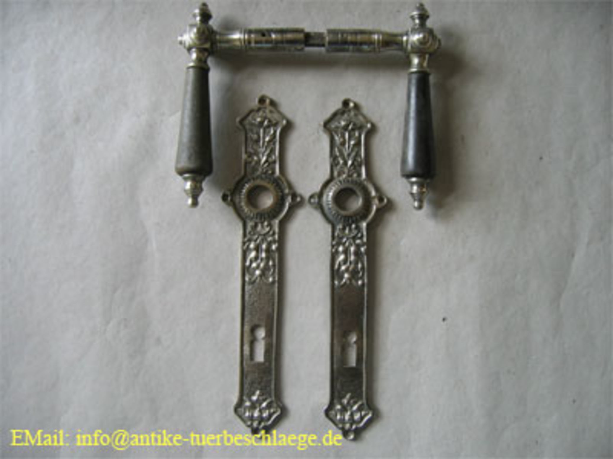 1. Bild Original Jugendstil Türbeschlag - jugendstil floral blume4 1. Bild - Jugendstil Türbeschlag - jugendstil floral blume4