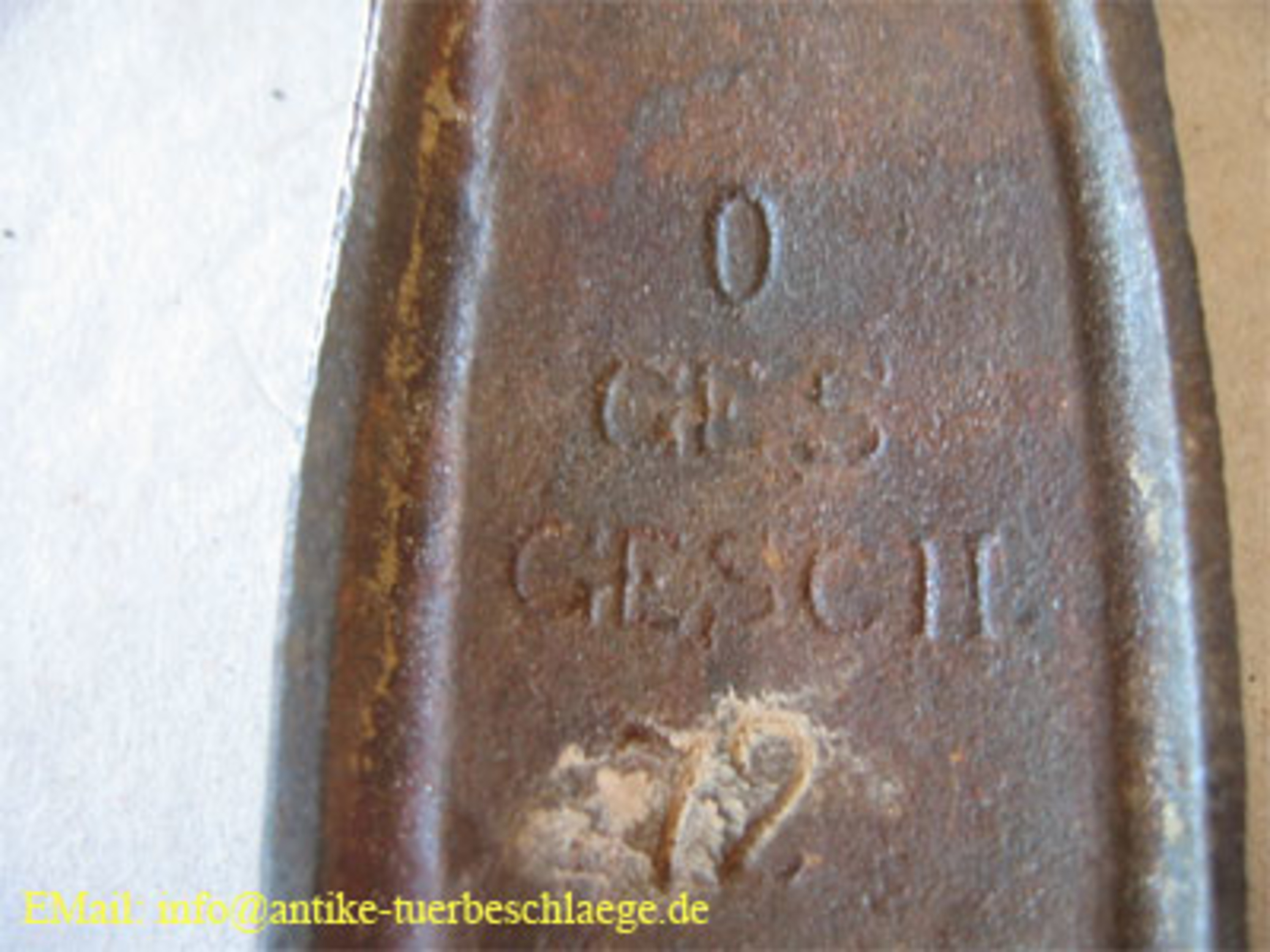 4. Bild - Jugendstil Türbeschlag - jugendstil floral blumenstrauss