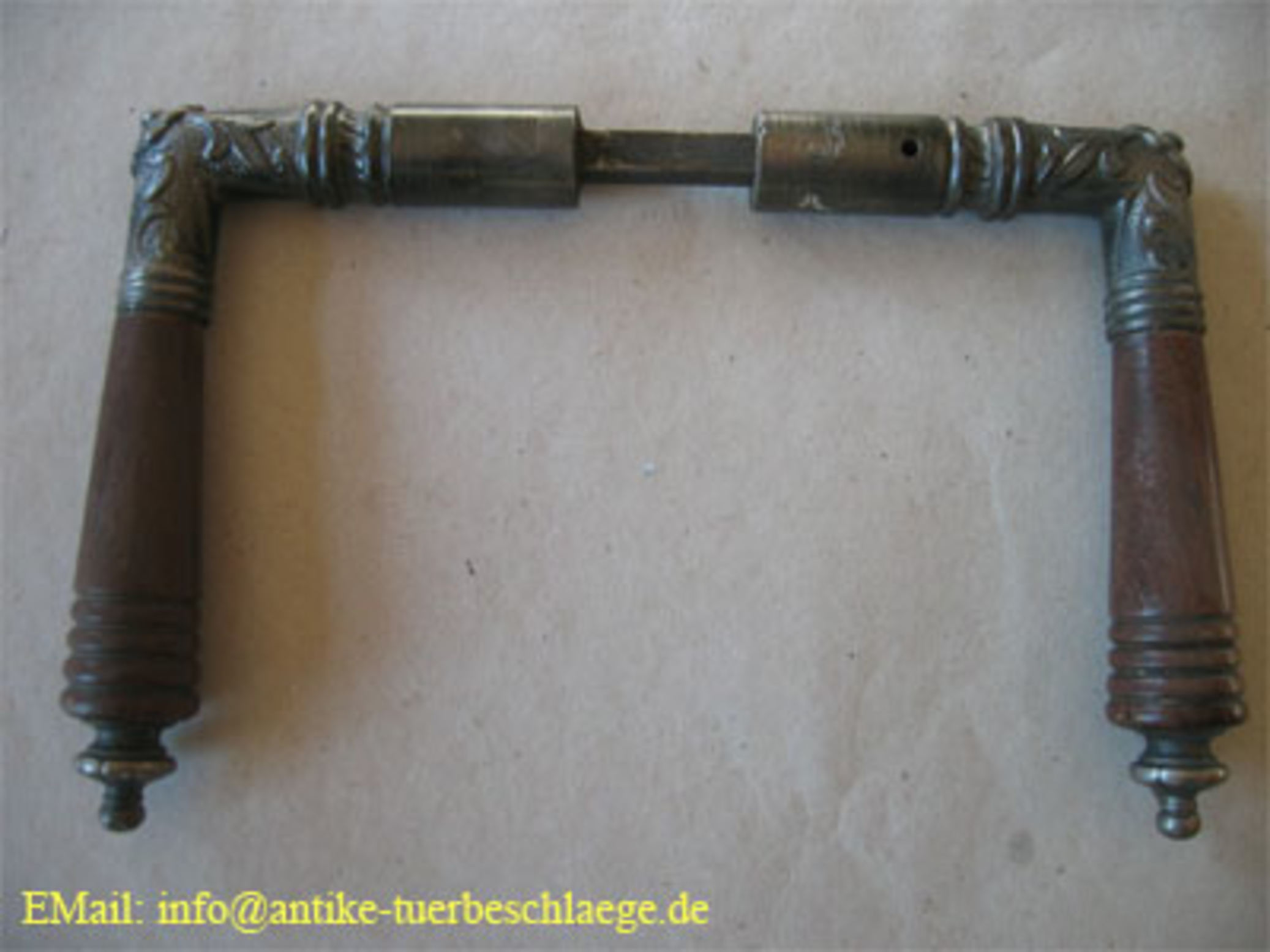 5. Bild - Jugendstil Türbeschlag - jugendstil floral blumenstrauss