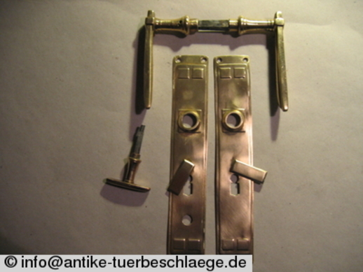 Abbildung der Türbeschläge jugendstil_geometrisch3